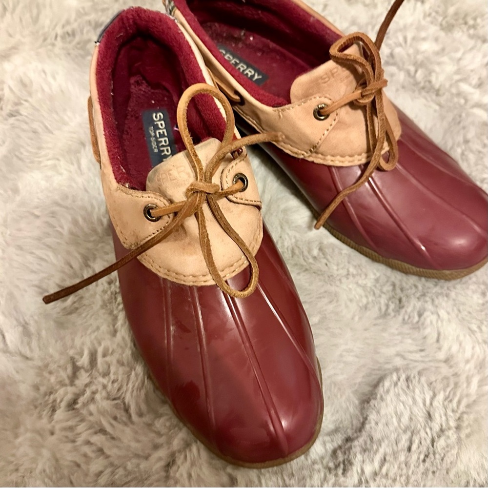 Sperry Women's Saltwater 1-Eye Duck Shoes size 9 EUC